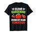 I Love Gardening from My Head Tomatoes Gardener Hobby Funny T-Shirt