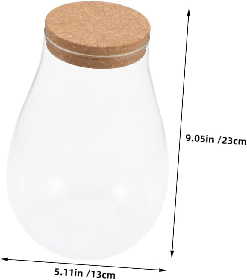 2pcs Moss Eco Bottle Micro Landscape Planter Bottle DIY Micro Landscape Glass Jar