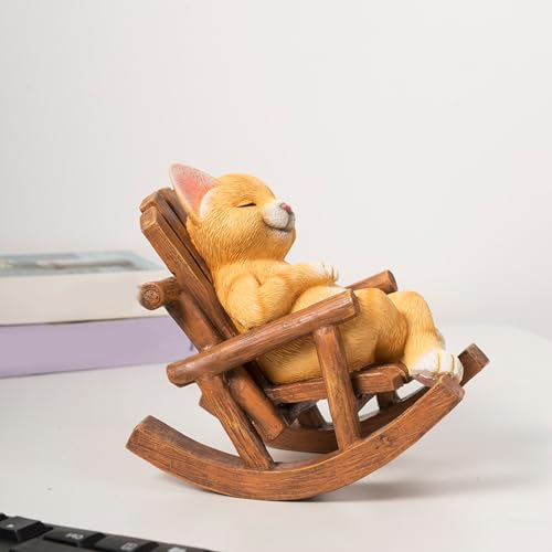 Résines figurine animale de chat miniature, cadeau déco chambre idéal