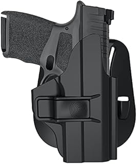 Hellcat Holster for Springfield Hellcat 9mm, Hellcat with Optic OSP, Hellcat 9mm RDP, OWB Paddle Hellcat Holster, Outside Waistband Gun Holster, Adjustable Cant, Quick Release - Right Handed