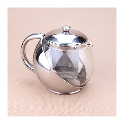 Teapot 500 ML en verre pour en finir avec les résidus dans votre thé