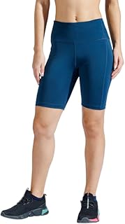 basicplz 8" Women’s Gym Shorts | Drifit Compression Activewear for Running, Cycling, Yoga, Pilates | Breathable Poly Spandex Workout Shorts for Woman-picture-10