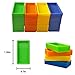 Domino Blocks Set, Domino Train Blocks Refill Pack,80 PCS Colorful Plastic Safe Domino Blocks, Building and Stacking Toy Blocks Domino Set for 3-7 Year Old Toys, Boys Girls Creative Gifts for Kids