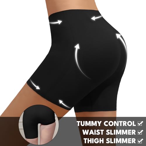 Image of MOVWIN Padded Underwear for Women Built-in 7mm 16mm Fake Butt Pads for Bigger Butt Lifting Panties Tummy Control Shapewear