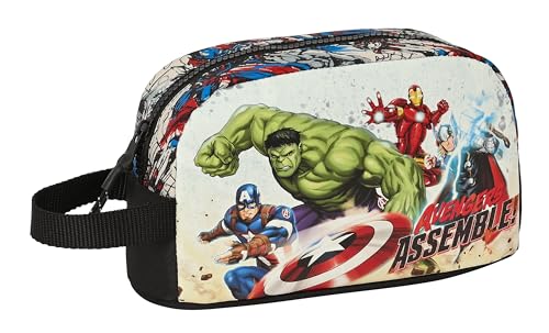 Safta AVENGERS FOREVER - Porta Desayunos Térmico, Termo, Portatodo, Calidad y Máxima Resistencia, Porta Comida, Recreo, 21.5x6.5x12 cm, Multicolor