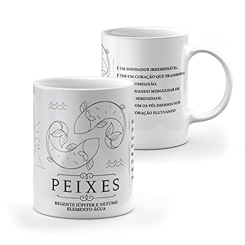 Caneca - Signo Peixes - Personalizada