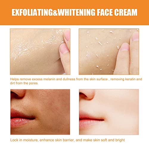 50G Orange Exfoliating Whitening Gel, Orange Exfoliating Gel Scrub Face Body Skin, Orange Exfoliating Whitening Gel Face, Face Body Brigtening Skin Cream (2Pcs) #TOP6