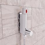 Nes Home Modern Chrome Mini Thermostatic Bar Mixer Shower Valve 1/2" Top Outlet Static Caravan with 45mm Centres
