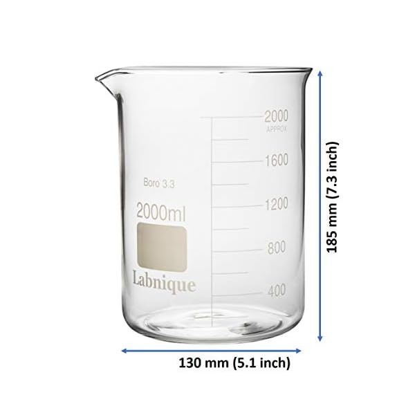 Labnique-Borosilicate-33-Glass-Griffin-Beaker-Low-Form-with-Printed-Graduation-2000ml-2L Labnique-Borosilicate-33-Glass-Griffin-Beaker-Low-Form-with-Printed-Graduation-2000ml-2L