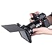 Foto4easy Lightweight Mini Matte Box with Carbon Fiber Top Flag for DSLR Mirrorless Cameras,Compatible with 52mm/55mm/58mm/62mm/67mm/72mm/77mm/82mm Lens