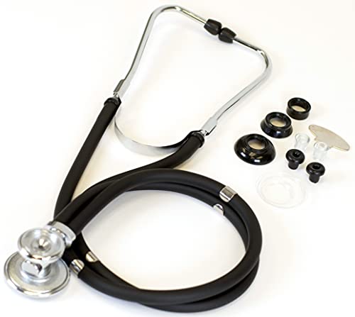 Stéthoscope Primacare Rappaport Sprague bleu avec double pavillon - 2
