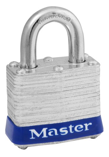 Master Lock 3EURD Cadenas 38 mm en acier laminé Anse en acier 19 mm