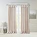 Madison Park Emilia Faux Silk Single Curtain with Privacy Lining, DIY Twist Tab Top, Window Drape for Living Room, Bedroom and Dorm, 84