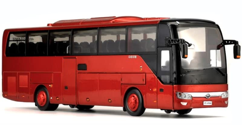 1:42 Yutong Bus 新世代高速バス模型バス オリジナル合金模型 1/42 Scale YuTong Bus ZK6128HQB Bus Coach Diecast Car Model Bus