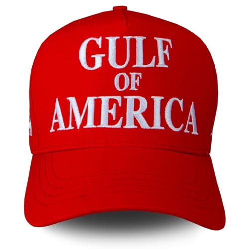 Trump 45-47 Gulf of America Hat Red