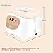 Tianji Electric Rice Cooker FD30D with Healthy Non-stick Ceramic Inner Pot, 6-cup(uncooked) Makes Rice, Porridge, Soup,Brown Rice, Claypot rice, Multi-grain Rice, Multicook Function with LED Display, 3L, White