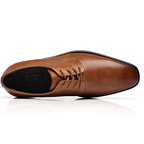 Image of Men's Oxfords Shoes Splendo-1-burgundy