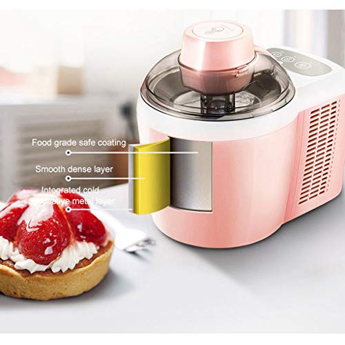 LLZH Thermoelektrische Automatische Selbstkühlend Eismaschine Softeis & Hartes Speiseeisbereiter 600ML Gelato, Sorbet… – Bild 3