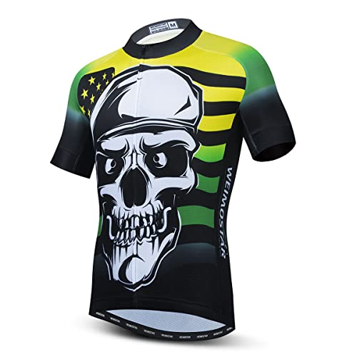 Maillot de cyclisme respirant homme pour le vélo tout-terrain et les sorties VTT