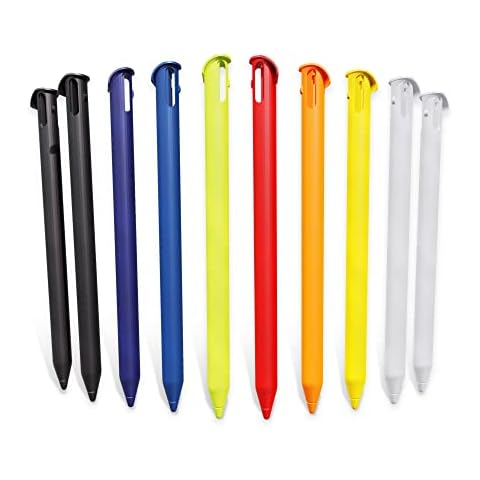 subtel 10x Stylus Pen Set Compatible for Nintendo New 3DS XL Capacitive Stylus Touch Screen Dabbers Pens for Phones Tablet Pens Gaming Pencil eReader Stylus Cover