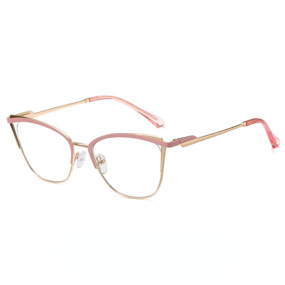 Cateye Occhiali leggeri Montatura da donna Uomo Occhiali da vista ultraleggeri Occhiali per occhiali retrò