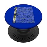 Camino de Santiago Regalo Etapas del Camino de Frances PopSockets PopGrip Adhesivo
