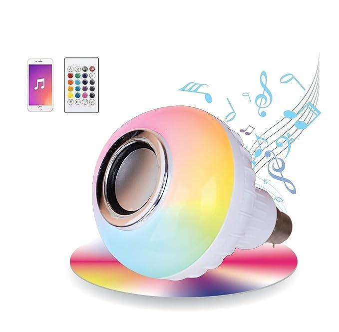 Image of Led Music Bulb B22 led Light Bulb with Bluetooth Speaker