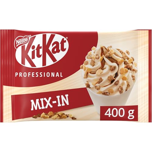 KITKAT Big Chunks Mix-in knusprige Waffelstückchen teilweise umhüllt von Milchschokolade 1er Pack (1 x 400g)