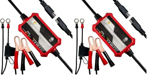 Image of Foval Automatic Trickle Battery Charger 12V 1000mA Smart Battery Charger (Pack of 2)