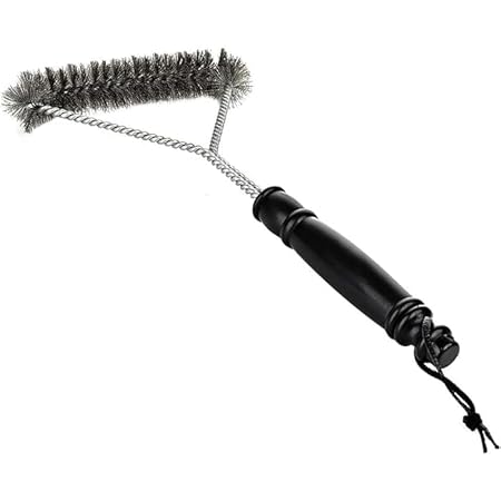 FRESHOME BBQ Cleaner Brush Outdoor Barbecue Grill Cleaner Tools Stainless Steel BBQ Cleaning Brush Wire Bristles Best for Gas, Charcoal and Corrasion Remover -RA018