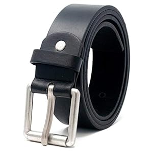 Ossi Mens 38mm Smart Casual Jeans Black Belt Size 28″ – 60″ (Small – 5XL)