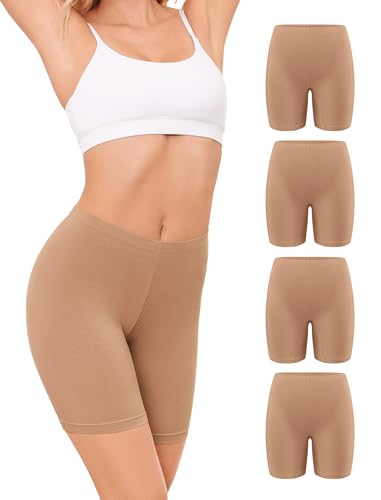 VOENXE Cycliste Femme Coton,Shorty Sport Anti Frottement Cuisse,Boxer Shorts Femme Panty,Shorties...