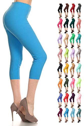 Legging court femme 3/4 pour vos sorties d'été pantalon capri 36