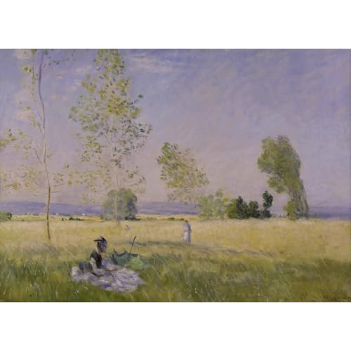 Toile Monet Été pour habiller un grand mur vide et sublimer une décoration de salon terne