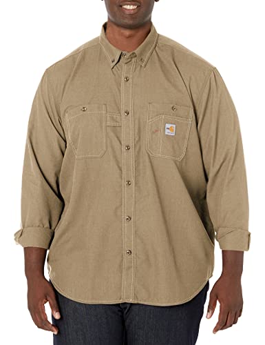 Image of Carhartt Men's Flame Resistant Force Original Fit Long-Sleeve Shirt