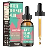 Hemp Oil for Dogs and Cats Natural Hemp Oil Helps Pets with Anxiety, Stress, Sleep - Cat Anxiety Relief Pet Hemp Oil Drops（30ML）