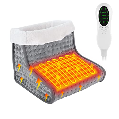 2022フットウォーマー 足温器 10段階温度調整 電気足温器 ホットフットヒーター 足元 ヒーター あったかグッズ 暖かい タイマー機能 過熱防止機能 安全 省エネ 洗濯可 丸洗い 抗菌 防臭 ダニ退治 寒さ対策 暖房器具 足元暖房 日本語取扱説明書