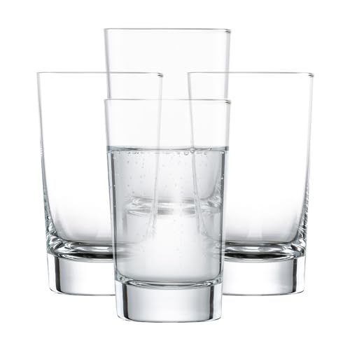 SCHOTT ZWIESEL Allround Becher Bar Special (4er-Set), geradliniges Longdrinkgläser, spülmaschinenfeste Tritan-Kristallgläser, Made in Germany (Art.-Nr. 123636)