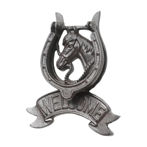【Decorazione versatile】Ottimo come batacchio, ornamento per porte o maniglia per cancelli, ideale per case, giardini, cortili e ingressi