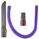 3 Stück Staubsaugeraufsatz Set, Staubsaugerschlauch, Fugendüse und Adapter Zubehör, für Dyson V7 V8 V10 V11 V12 V15, für Die Reinigung von Ecken und Lücken