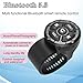 NEWNEWLIU Bluetooth Media Button Remote,Adjustable Direction Waterproof Wireless Music Controller for Car Bike Motorbike,Steering Wheel Control Button Compatible for iPhone/Android Device Black ﻿