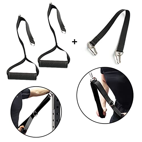 Attachement de tirage triceps sangle double D pour machine de gym câble - 5