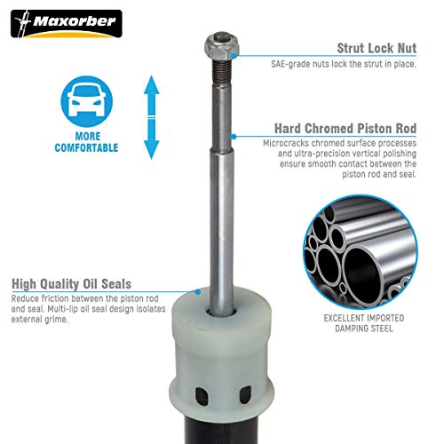 Maxorber 2 Rear Struts Shock Absorbers Compatible With 2000 2001 2002 2003 2004 2005 2006 For Bmw X5 555610 39051 G64046 1213-0272 12130272 31306754341 #TOP1