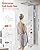 VEVOR Shower Panel Tower System with Rainfall Waterfall Shower Head, 53 in Brushed Stainless Steel Shower Column, 5-Function Faucet, Wall-Mount Rain Massage System with 3 Body Jet, Handheld, Tub Spout