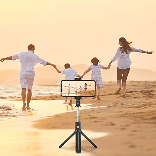 Bluetooth Selfie Stick Stativ, AlBetter 3-in-1 Mini Selfie Stick mit Abnehmbarer Bluetooth Fernbedienung, geeignet für… – Bild 8