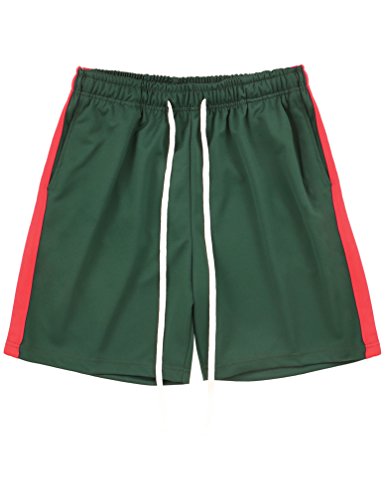 Ma Croix Essentials – Short masculino listrado premium com cordão forrado para treino de verão, 1mxa