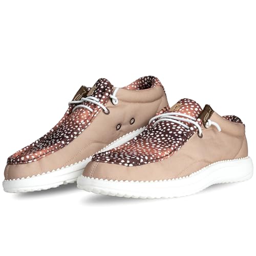 Image of Gator Waders Womens Camp Shoes - Breathable Slip-On Loafers - Elastic Laces - Ultralight All Day Cushioning - Fitted Feel