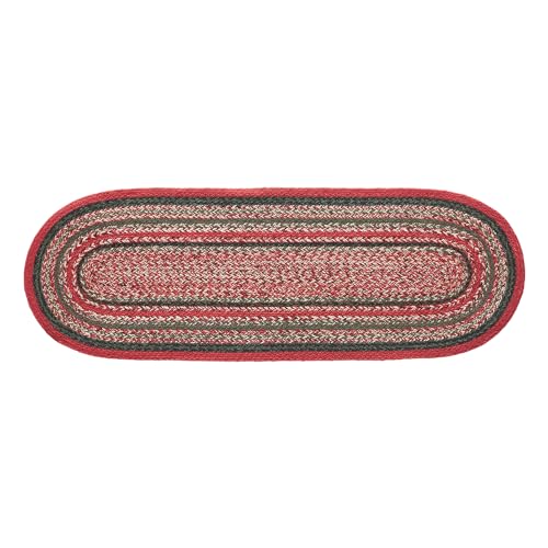 VHC-Brands-Farmhouse-Christmas-Decorations-Forrester-IndoorOutdoor-Oval-Runner-12×36 VHC Brands Farmhouse Christmas Decorations Forrester IndoorOutdoor Oval Runner 12×36