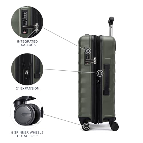 Travelpro Maxlite Air V2 Hardside Expandable Carry on Luggage, 8 Spinner Wheels, Lightweight Hard Shell Suitcase, TSA lock, Slate Green, Carry On 21-Inch - Image 5