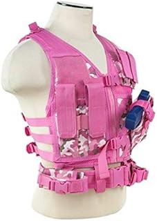NcSTAR NC Star CTVC2916PC, Tactical Vest, Pink Camo, XS-S